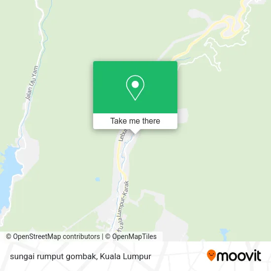sungai rumput gombak map