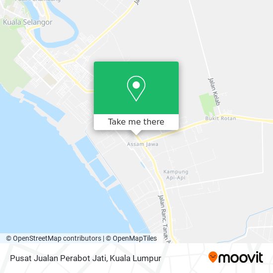 Pusat Jualan Perabot Jati map
