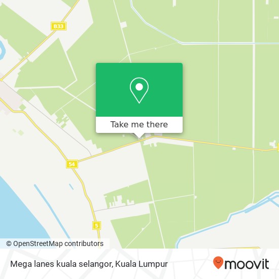 Mega lanes kuala selangor map