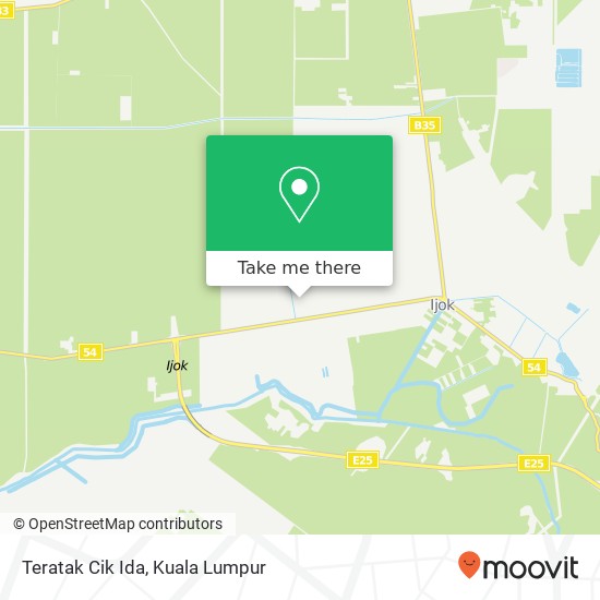 Teratak Cik Ida map