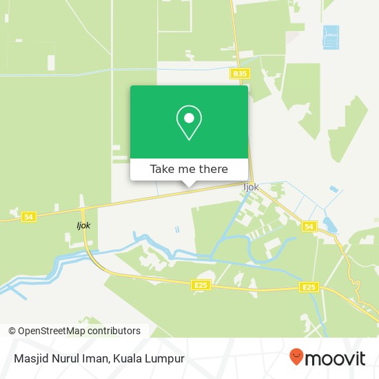 Peta Masjid Nurul Iman