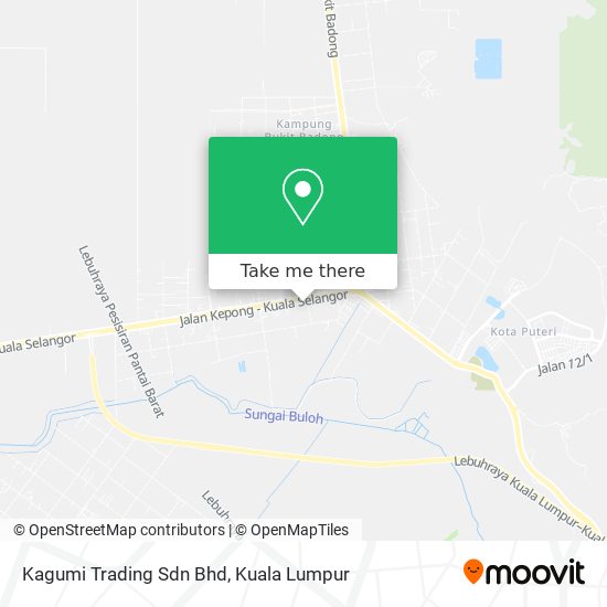 Kagumi Trading Sdn Bhd map