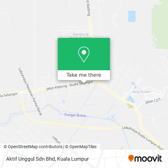 Aktif Unggul Sdn Bhd map