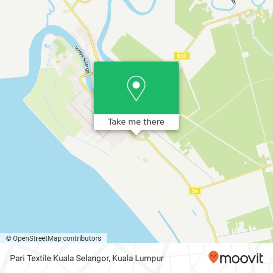 Peta Pari Textile Kuala Selangor