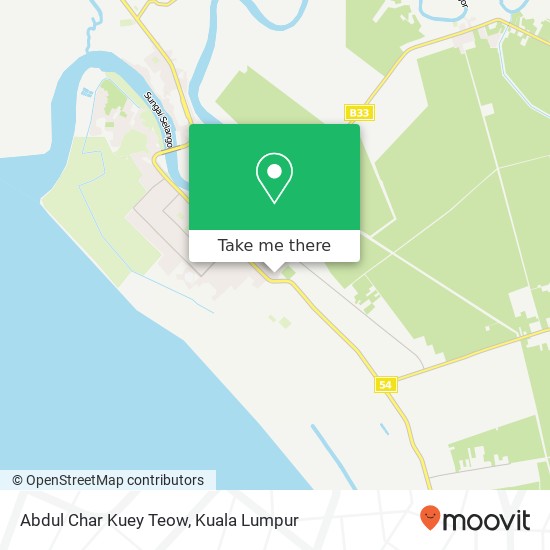 Abdul Char Kuey Teow map
