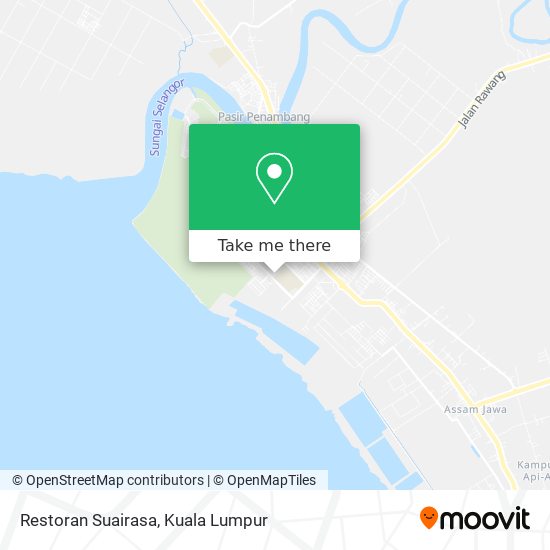 Peta Restoran Suairasa