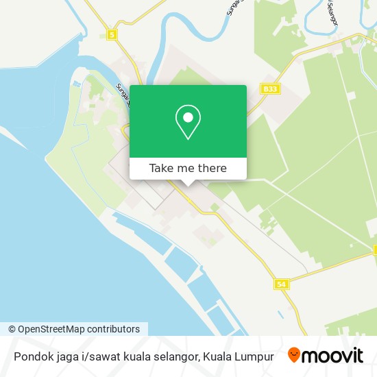 Peta Pondok jaga i / sawat kuala selangor