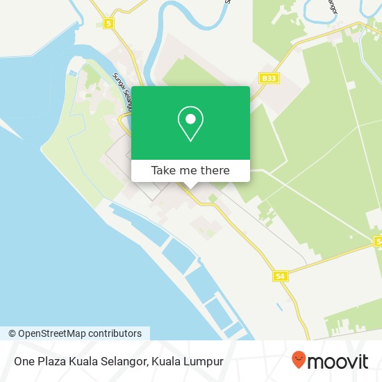 Peta One Plaza Kuala Selangor