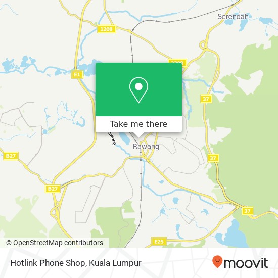 Hotlink Phone Shop map