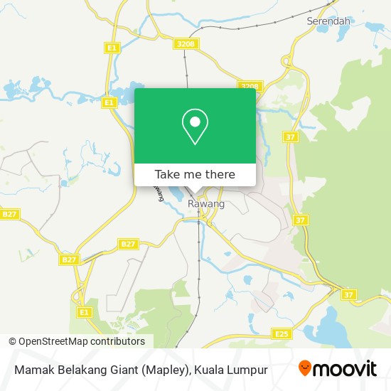 Mamak Belakang Giant (Mapley) map