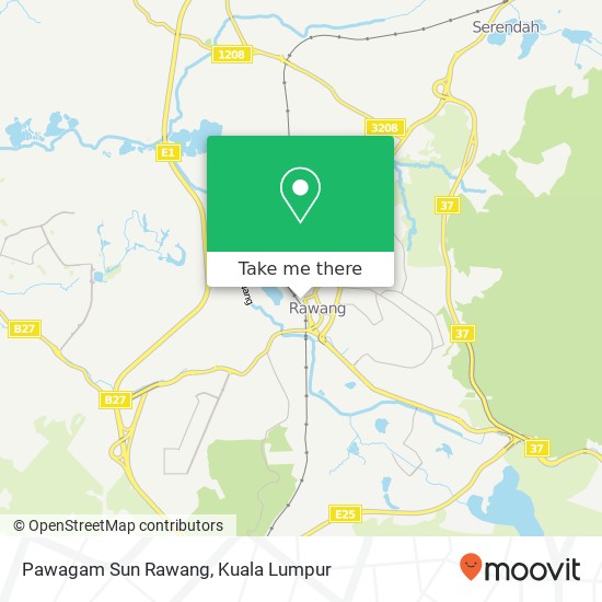 Pawagam Sun Rawang map