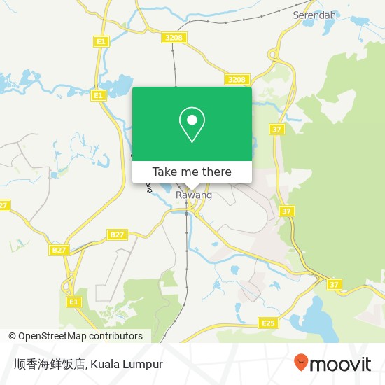 顺香海鲜饭店 map