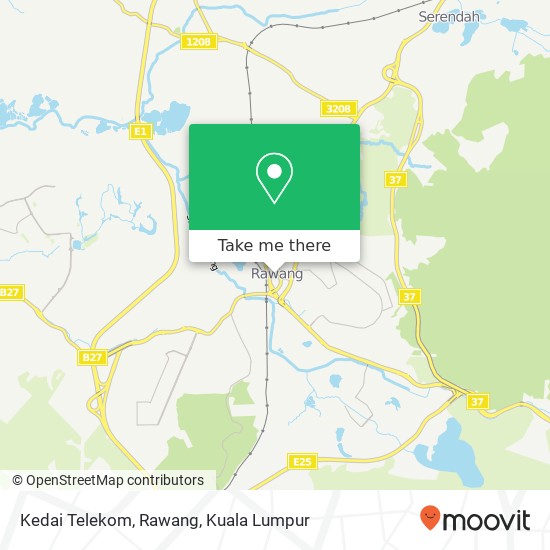 Peta Kedai Telekom, Rawang