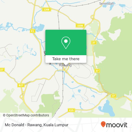 Mc Donald - Rawang map