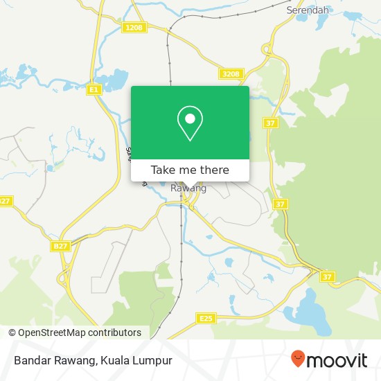 Bandar Rawang map
