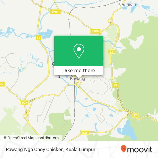 Rawang Nga Choy Chicken map