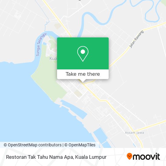 Peta Restoran Tak Tahu Nama Apa