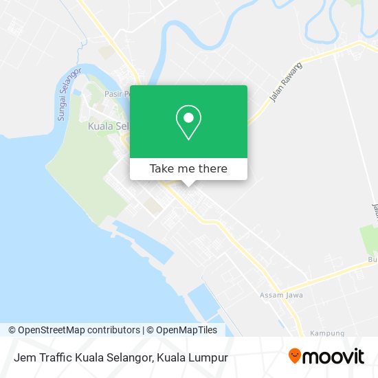 Jem Traffic Kuala Selangor map