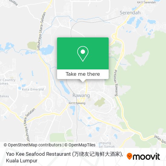 Yao Kee Seafood Restaurant (万绕友记海鲜大酒家) map