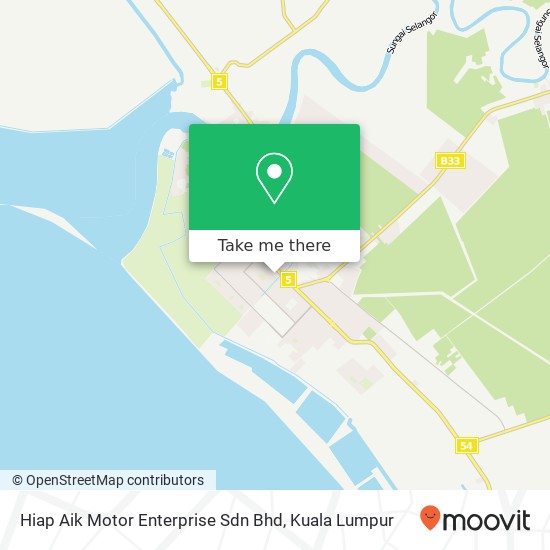 Hiap Aik Motor Enterprise Sdn Bhd map