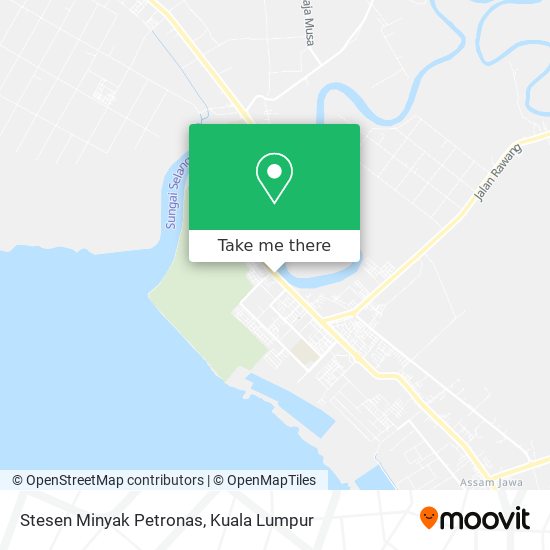 Peta Stesen Minyak Petronas