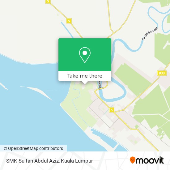 SMK Sultan Abdul Aziz map