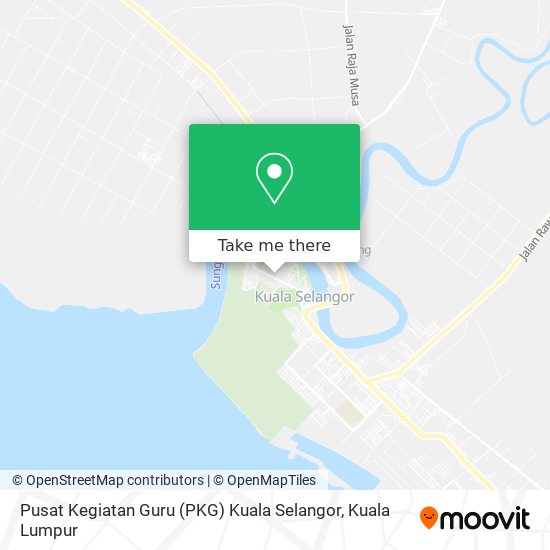 Peta Pusat Kegiatan Guru (PKG) Kuala Selangor