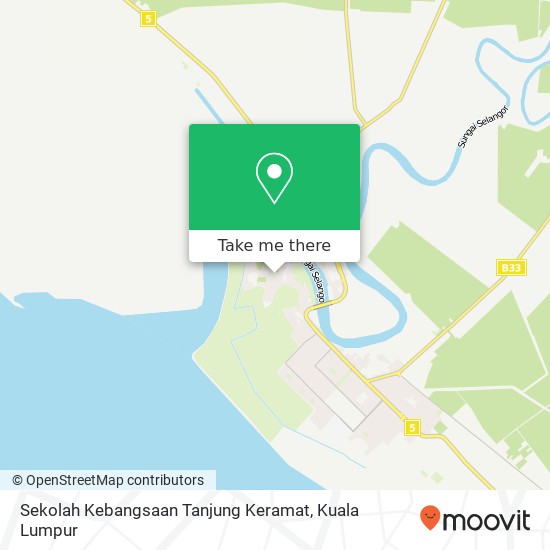 Sekolah Kebangsaan Tanjung Keramat map