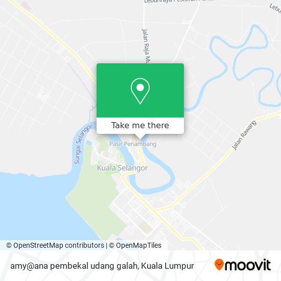 Peta amy@ana pembekal udang galah