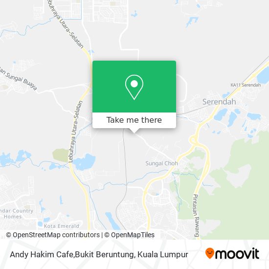 Andy Hakim Cafe,Bukit Beruntung map