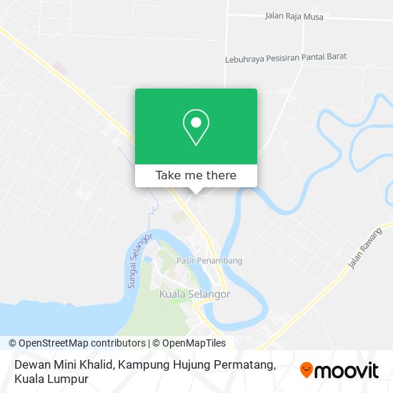 Dewan Mini Khalid, Kampung Hujung Permatang map