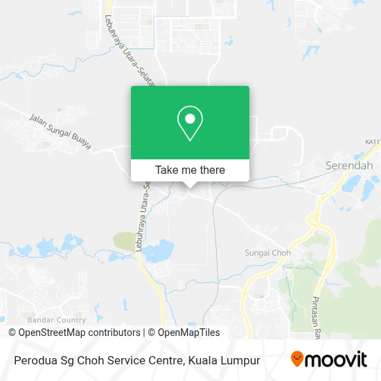 Perodua Sg Choh Service Centre map