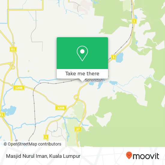 Masjid Nurul Iman map