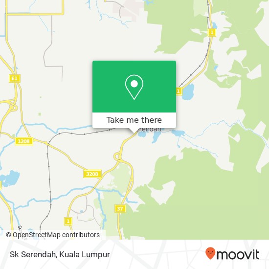 Sk Serendah map