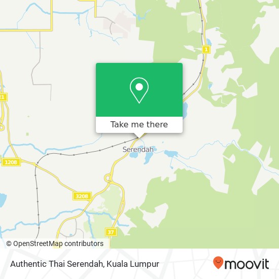 Peta Authentic Thai Serendah