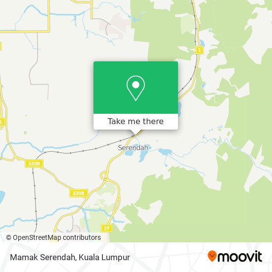 Mamak Serendah map