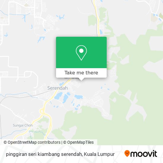 Peta pinggiran seri kiambang serendah