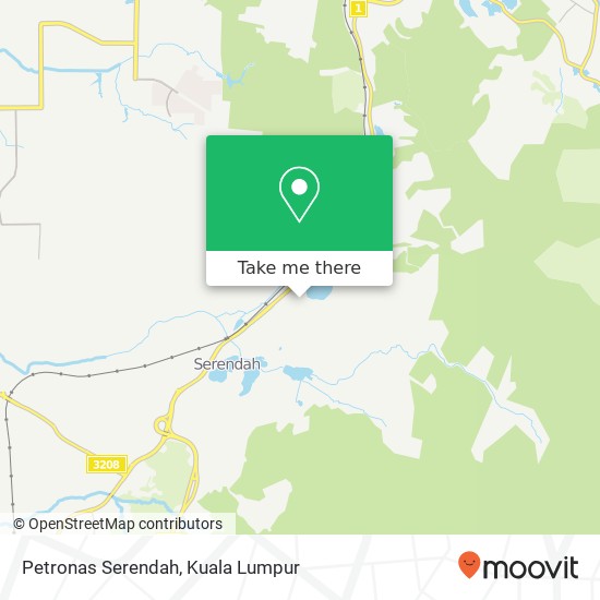 Petronas Serendah map