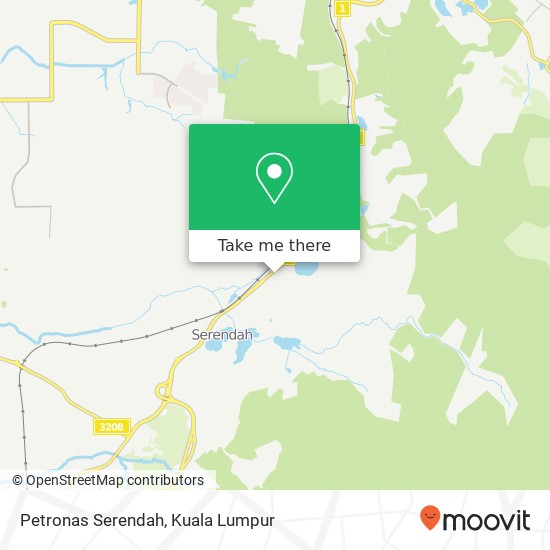 Petronas Serendah map