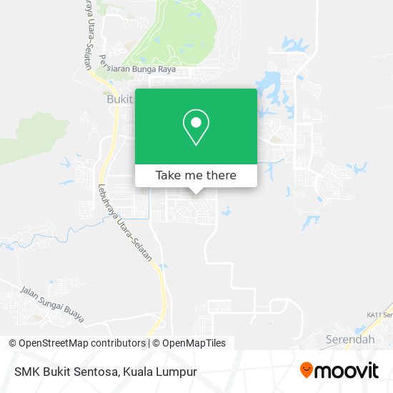 Peta SMK Bukit Sentosa