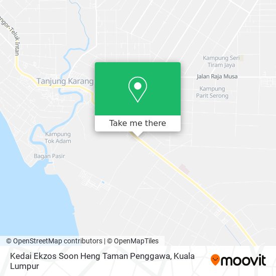 Peta Kedai Ekzos Soon Heng Taman Penggawa