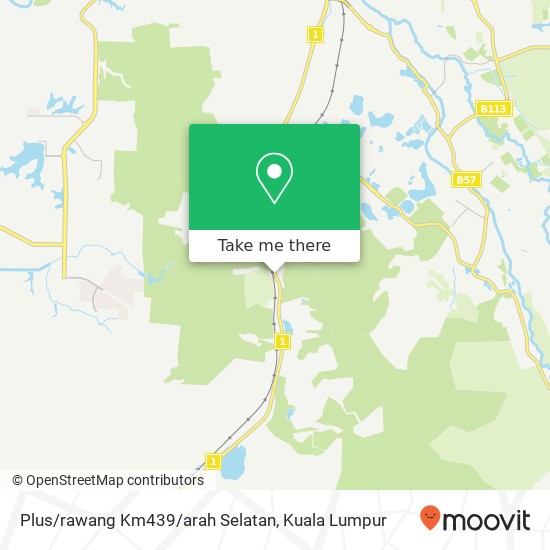 Plus/rawang Km439/arah Selatan map