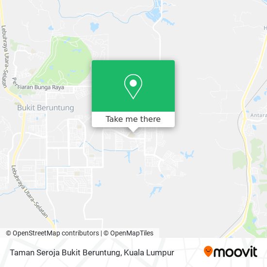 Taman Seroja Bukit Beruntung map