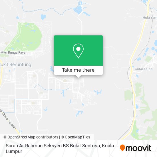 Peta Surau Ar Rahman Seksyen BS Bukit Sentosa