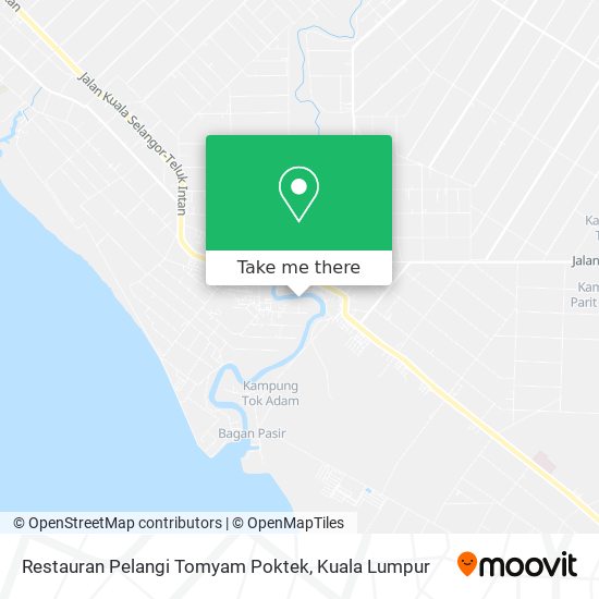 Restauran Pelangi Tomyam Poktek map