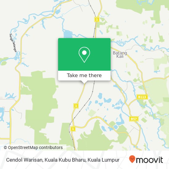 Peta Cendol Warisan, Kuala Kubu Bharu