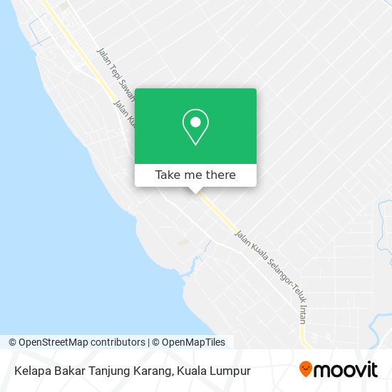 Kelapa Bakar Tanjung Karang map