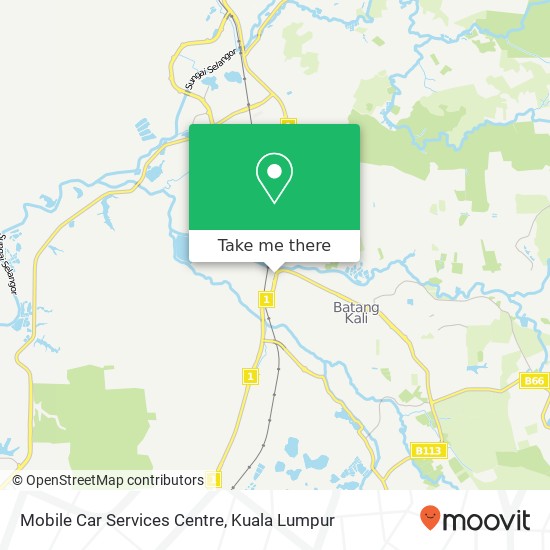 Mobile Car Services Centre map