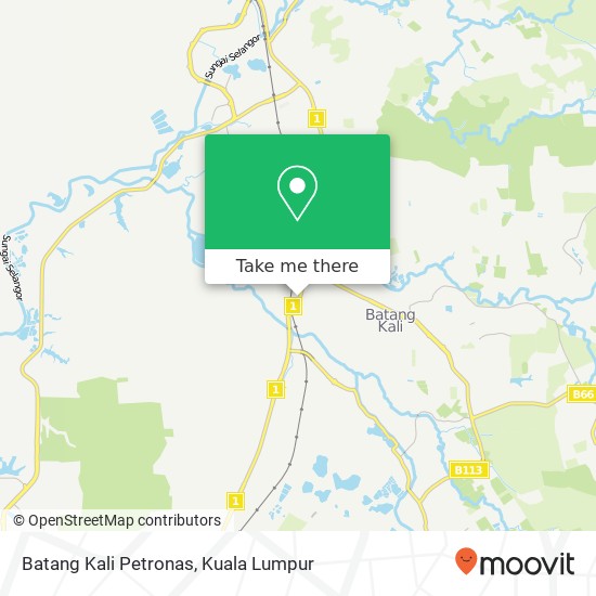 Peta Batang Kali Petronas