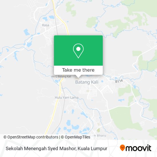 Sekolah Menengah Syed Mashor map